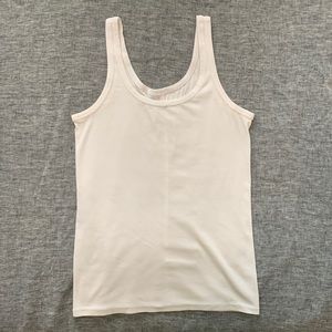Everlane - The Pima Micro-Rib Tank - white - (small)